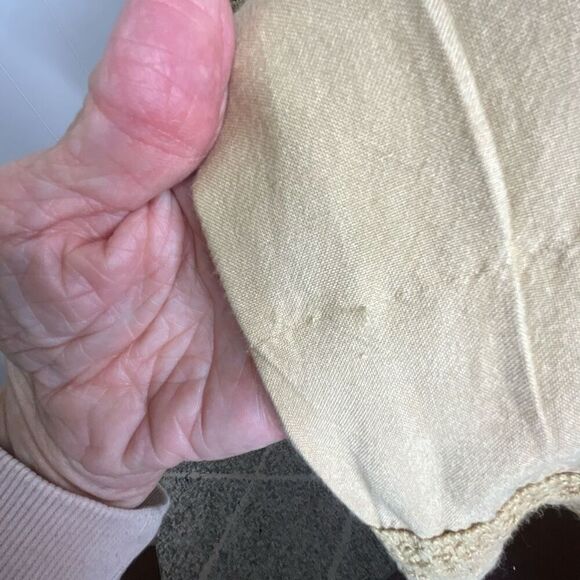 Vintage Fashion Fusion Women’s 1X Plus Tan Embroidered Peasant Tunic Top - Picture 11 of 15